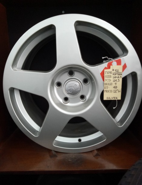 VELG 18 52 FIFTEEN Silver